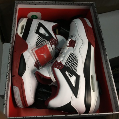 Red Air Jordans 4,308497-160 Jordan 4 
