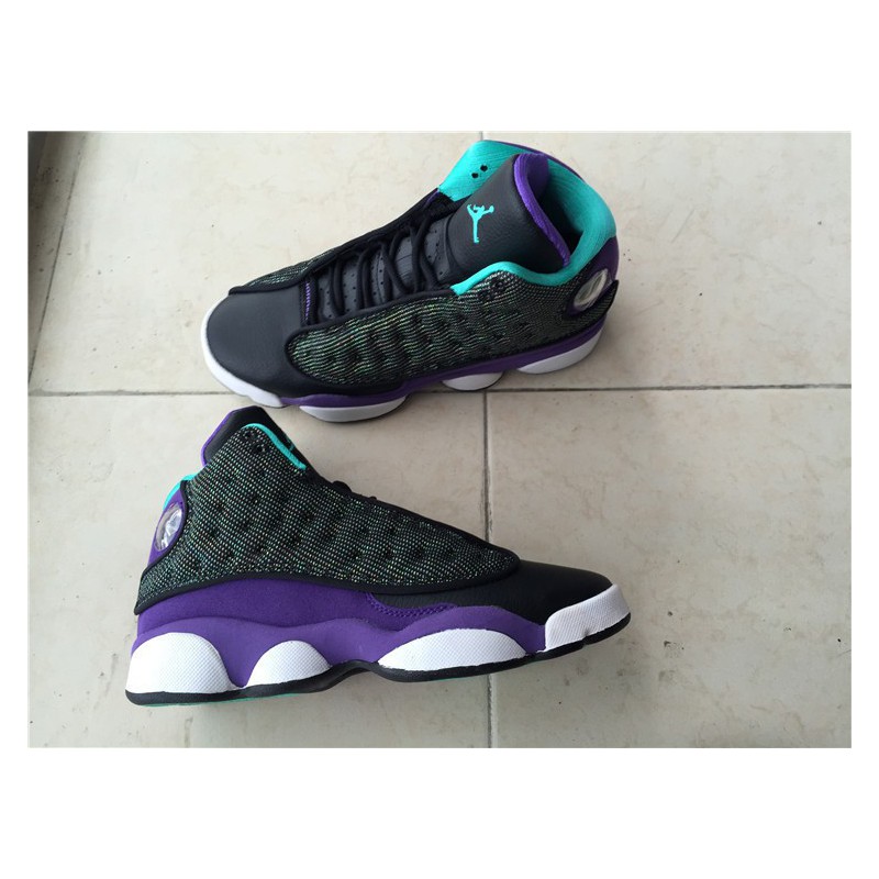 Air Jordan 13 Retro Dark Purple Blue Womens Shoes,Air