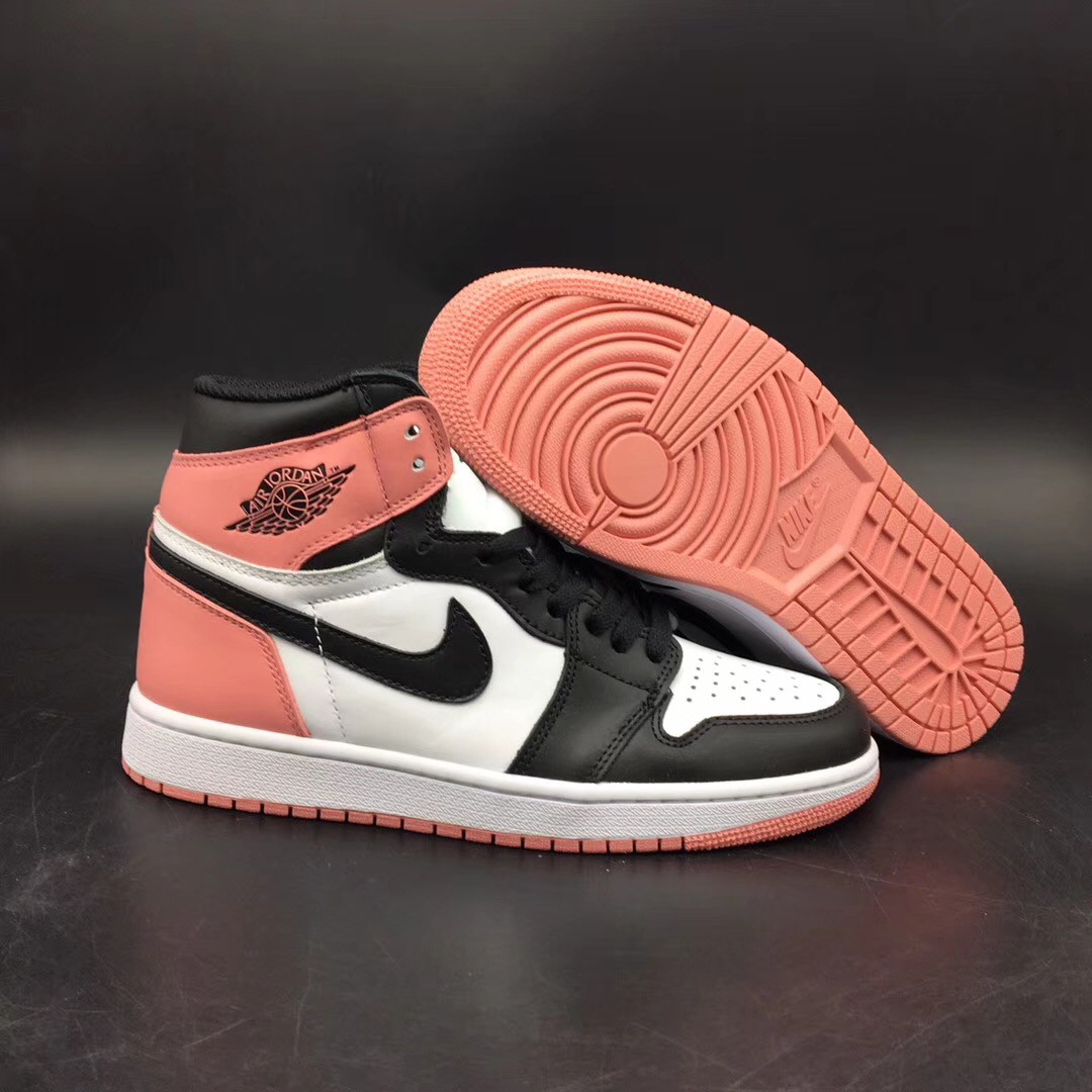 Air Jordan 1 Rust Pink Black Toe Dirty Pink